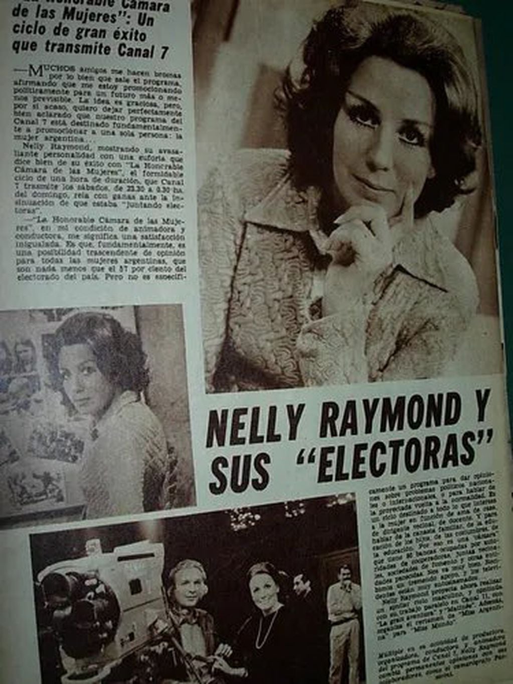 Nelly Raymond, popular por conducir concursos de belleza.