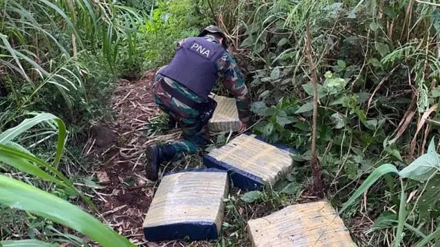 Cargamento de marihuana incautado en Puerto Iguazú