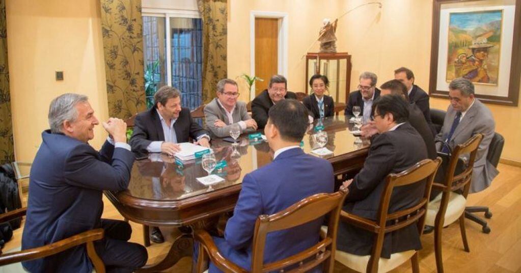 Fructífera reunión con la delegación china, en la Casa de Jujuy en Buenos Aires.