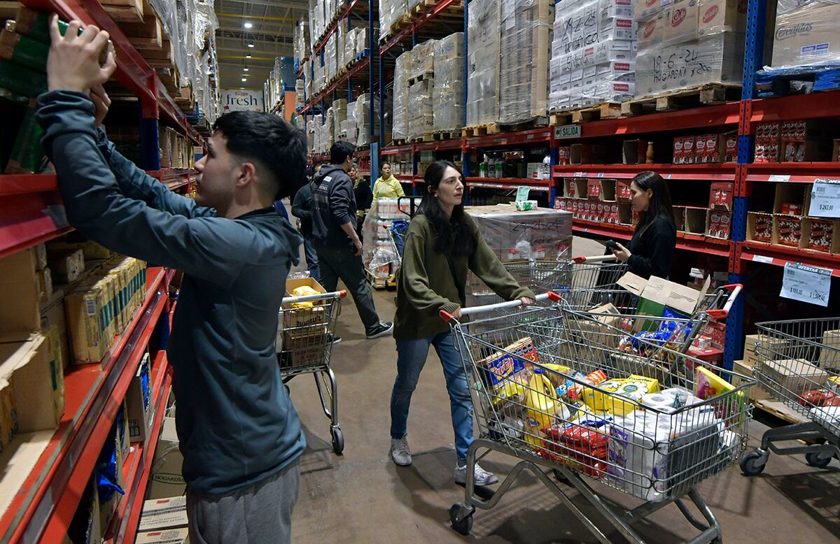 Compras en supermercados y mayoristas