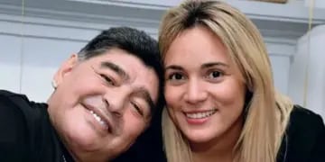 La foto con la que Rocío Oliva recordó a Diego Maradona a dos años de su muerte
