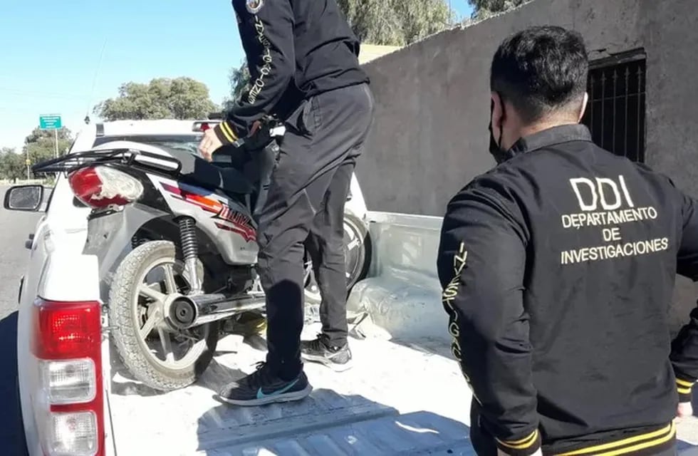 Recuperaron una moto que había sido robada en San Luis.