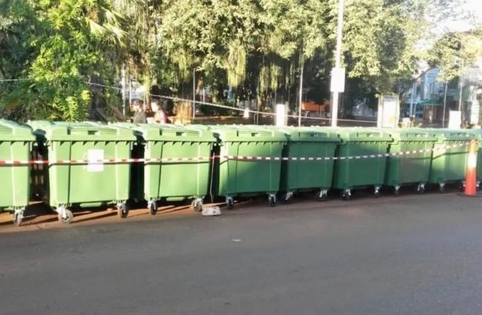 Eldorado: nuevos contenedores de basura para varios puntos de la ciudad