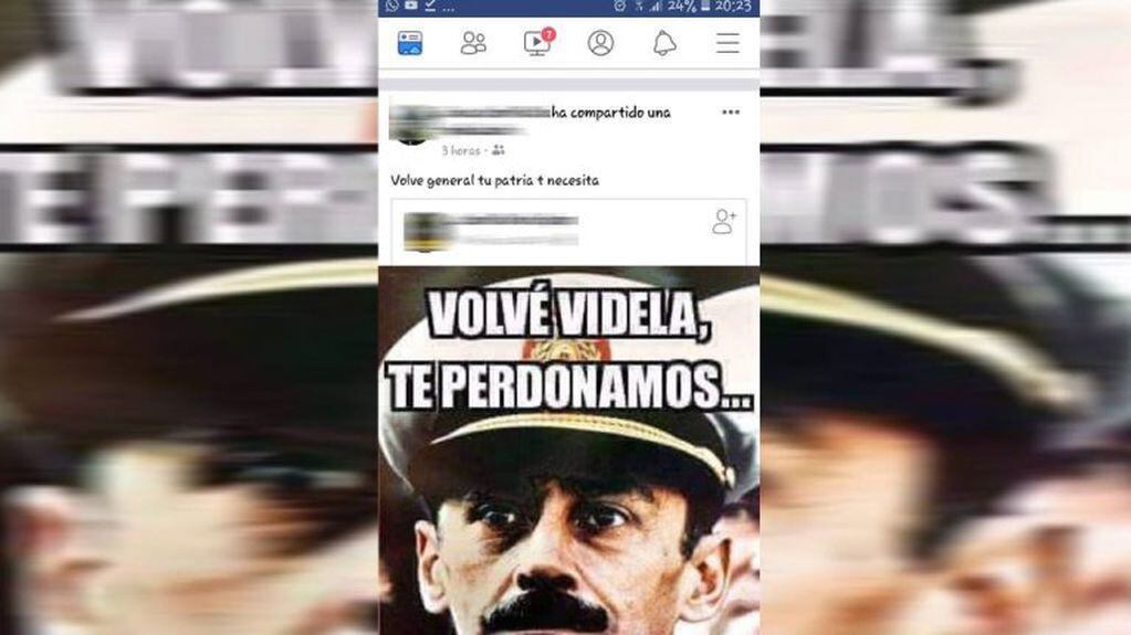 Reivindicación de Videla.