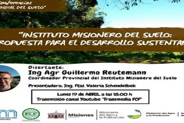 La Facultad de Ciencias Forestales llevará adelante un Ciclo de Conferencias por la “Semana Mundial del Suelo”