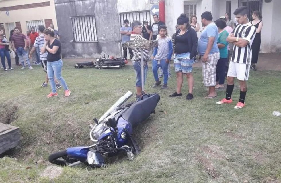 Dos motos chocaron con el saldo de un muerto