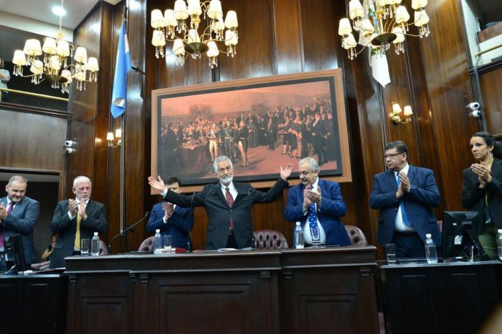 Alberto Rodríguez Saá comenzó un nuevo mandato.