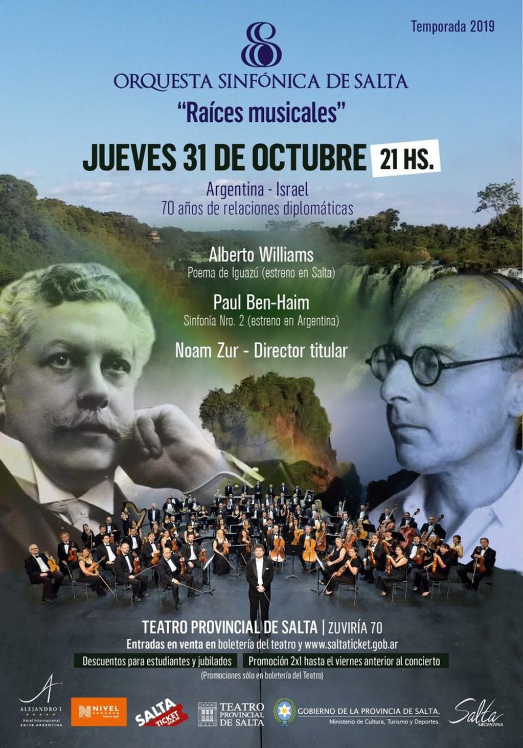 Orquesta Sinfónica de Salta en concierto (Facebook Orquesta Sinfónica de Salta)