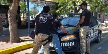 Narco detenido frente al casino de General Alvear