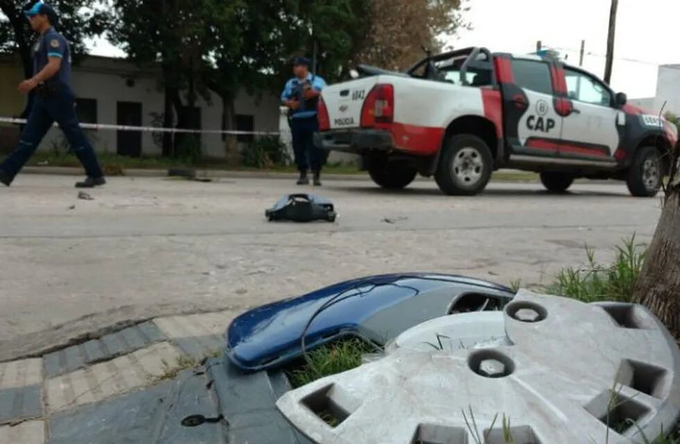 Un muerto en accidente en Av Alem