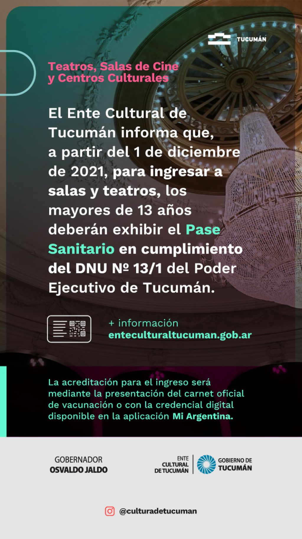 Ente cultural de Tucumán.