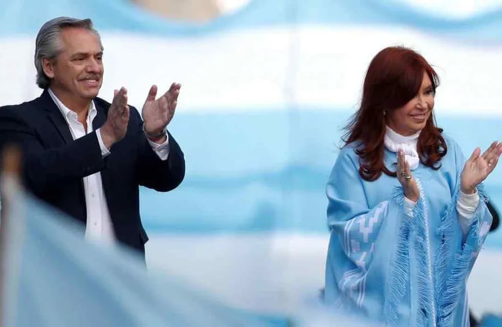Alberto Fernández y Cristina Kirchner. (La Voz/archivo)