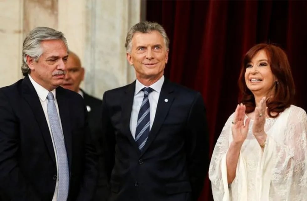 Macri, Fernández y Fernández.