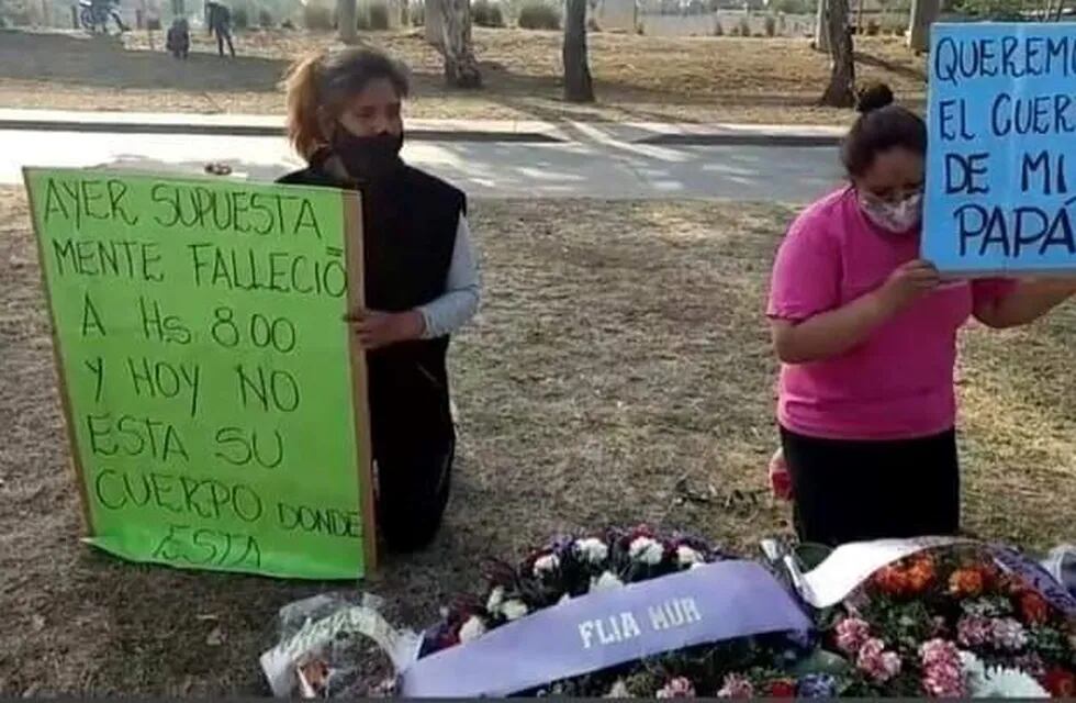 Familiares reclaman la restitución de un cuerpo, en Jujuy