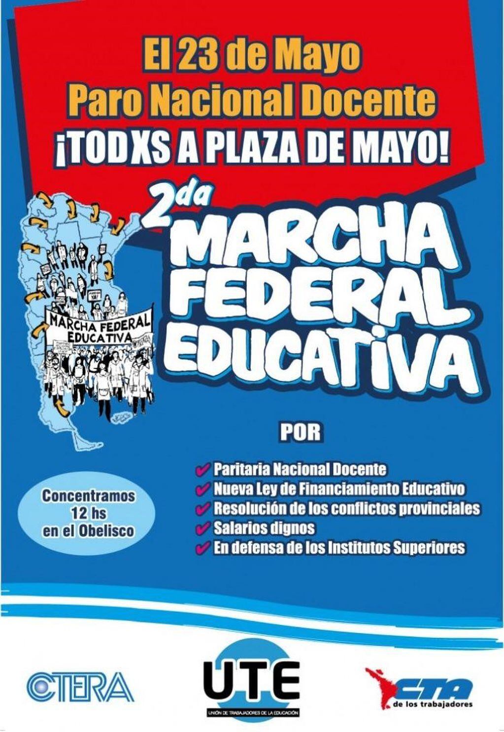 Marcha Federal Docente.