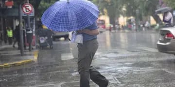 Alerta. Se esperan lluvias en algunas zonas de Córdoba. (La Voz / Archivo)