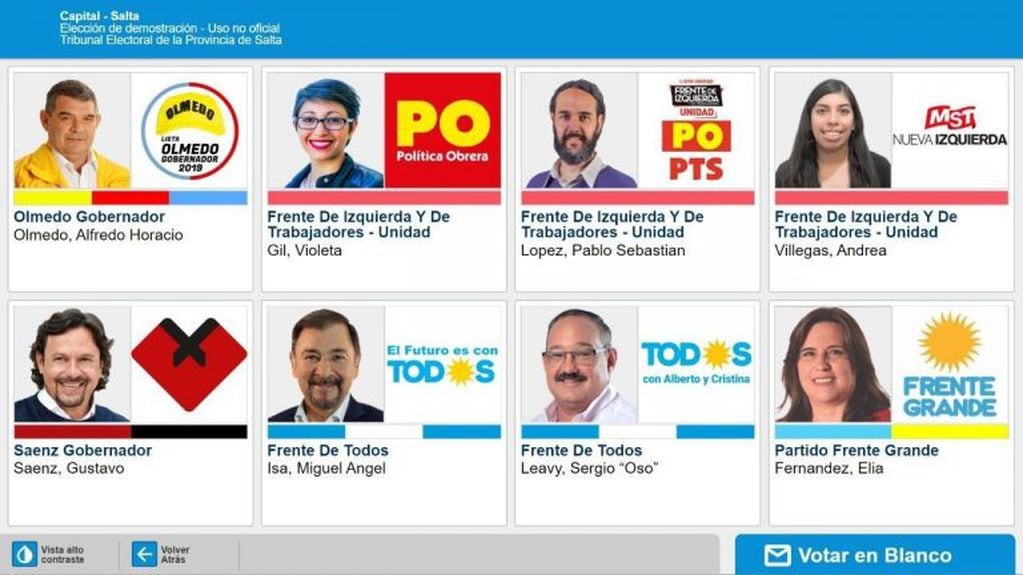 Precandidatos a Gobernador de Salta (Web)