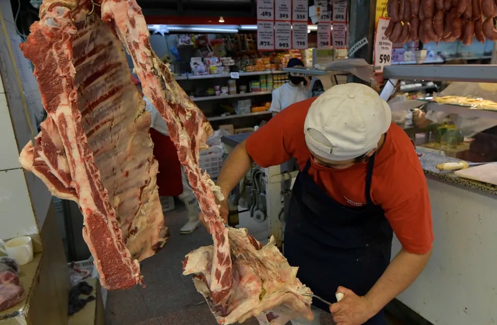 Carne a precios rebajados (Foto: Orlando Pelichotti - Los Andes)