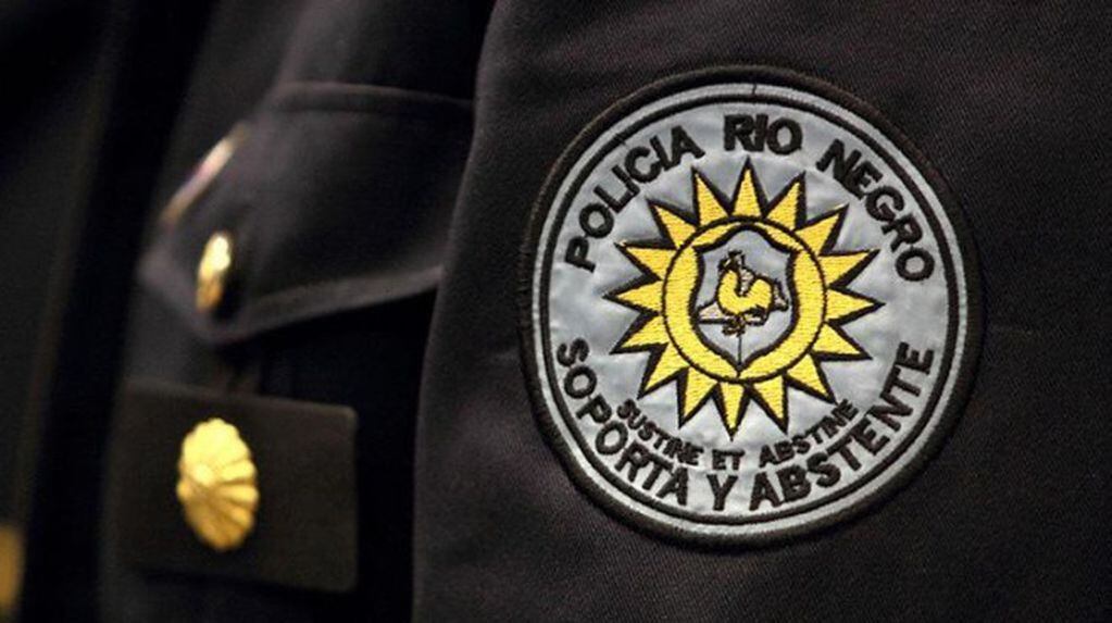 La policía de Río Negro participó del operativo (web).