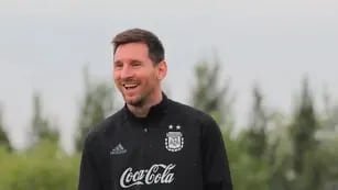 Lionel Messi entrenamiento selección