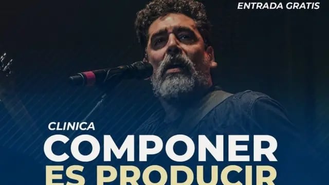 El conocido cantautor Ricardo Tapia dictará una clínica de música en Montecarlo