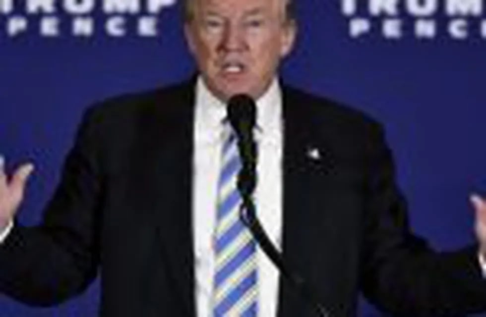 (FILES) This file photo taken on October 22, 2016 shows President-elect Donald Trump  during a campaign event at the Eisenhower Hotel in Gettysburg, Pennsylvania.nUS President-elect Trump on November 28, 2016 threatened to put an end to the thaw in ties with Cuba unless Havana makes concessions on human rights and opening up its economy. 