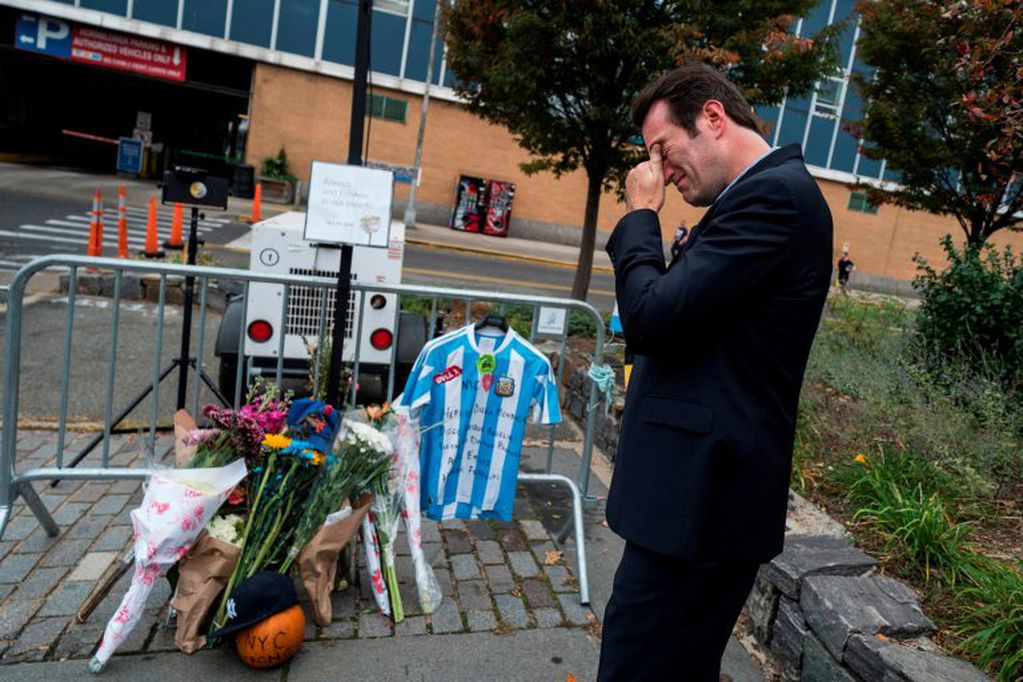 El memorial de los argentinos en Nueva York (AFP)