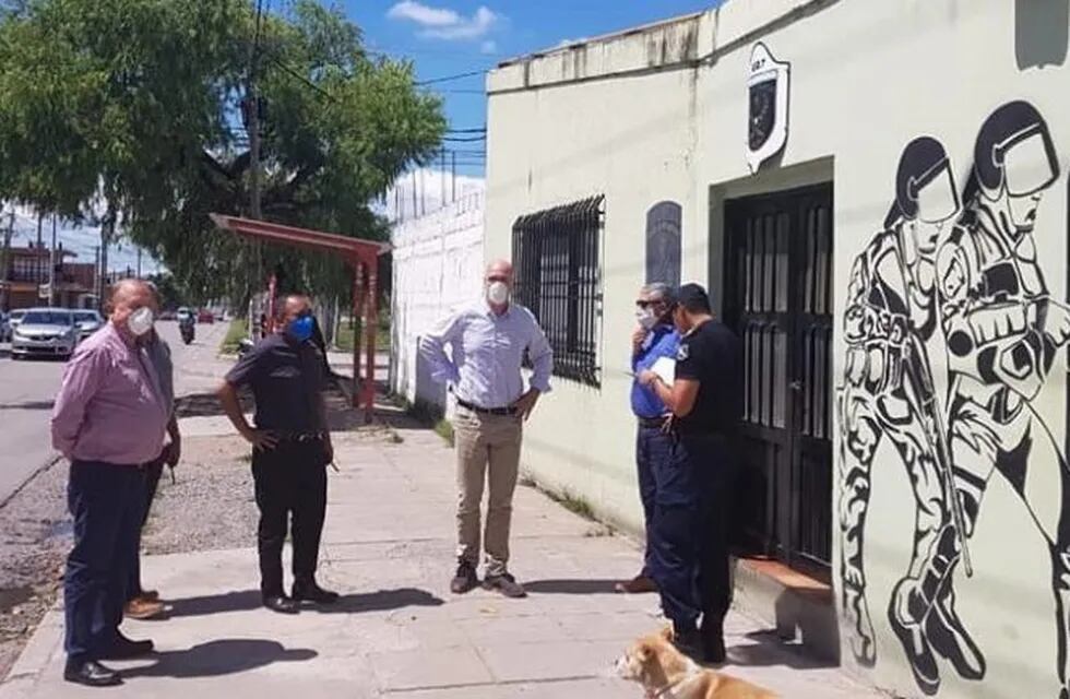 El ministro Meyer al momento de iniciar los operativos, en Jujuy