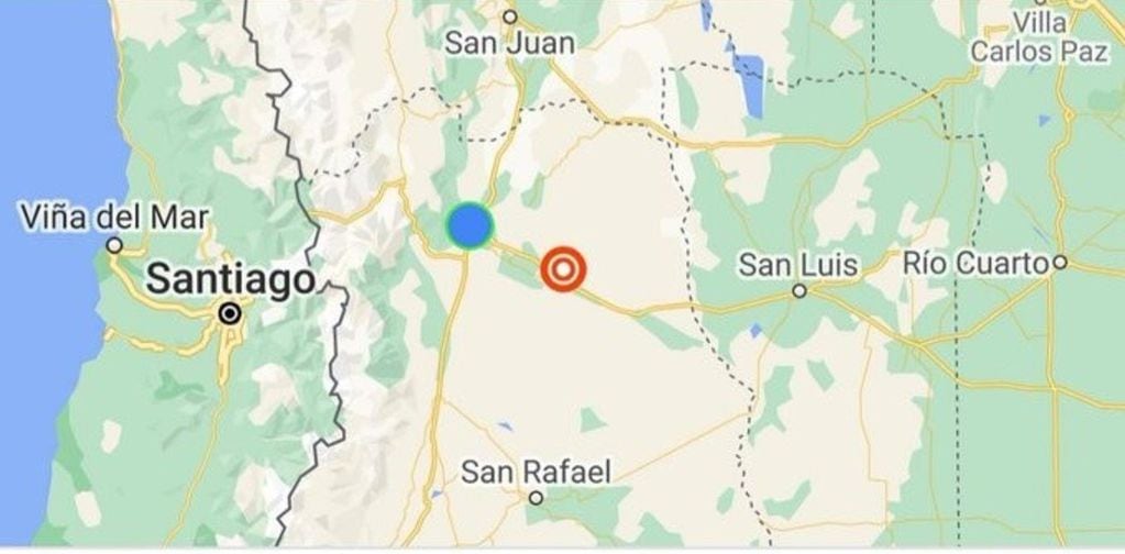 Un fuerte sismo de 5,3° sacudió parte de la provincia de Mendoza.