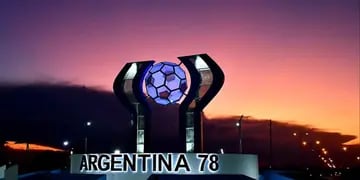 La Rotonda de los Mundiales, la inauguración de La Punta