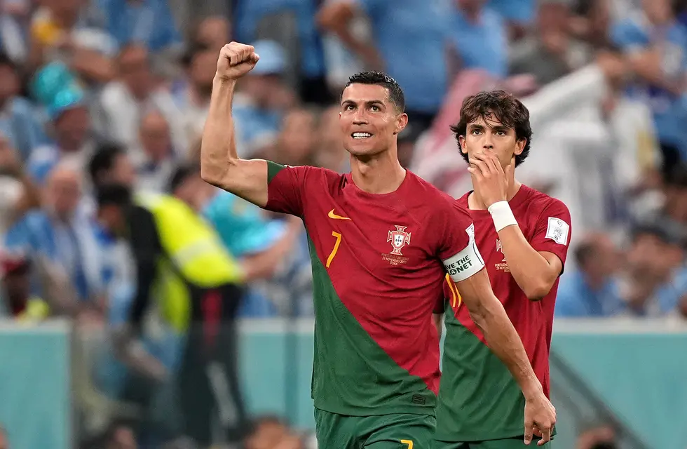 Portugal se impuso ante Uruguay y consiguió la clasificación para los octavos de final del Mundial de Qatar. (AP)
