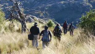 Trekking, una de las propuestas más elegidas. (Turismo Villa Carlos Paz)