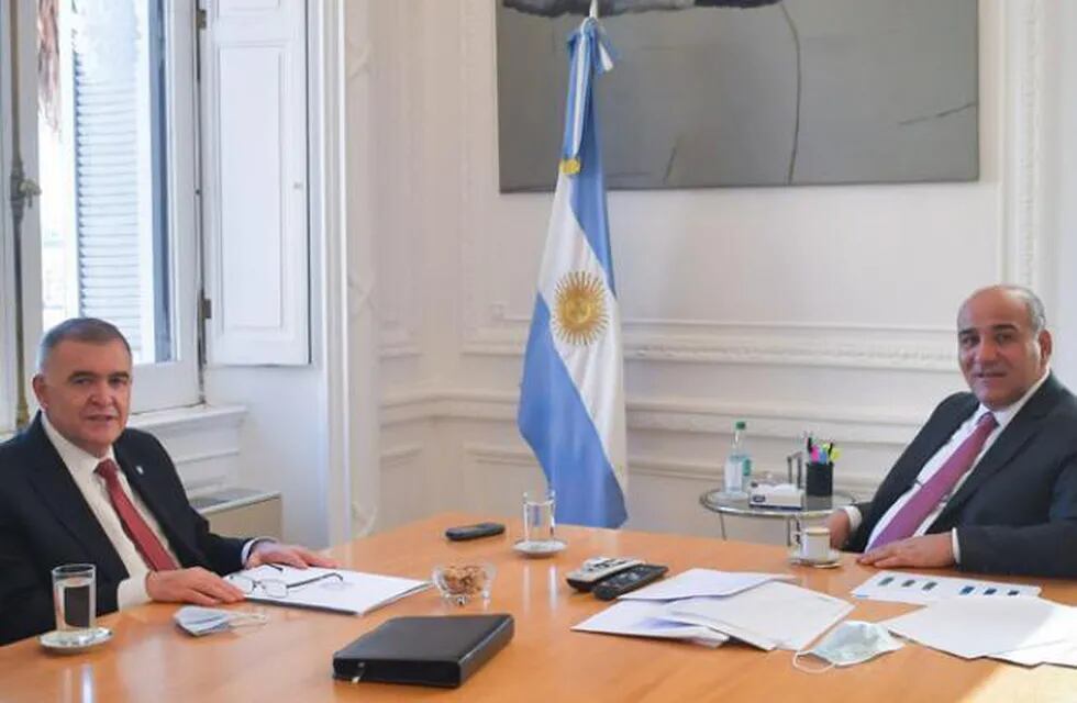 Jaldo se reunió con Manzur en Buenos Aires.