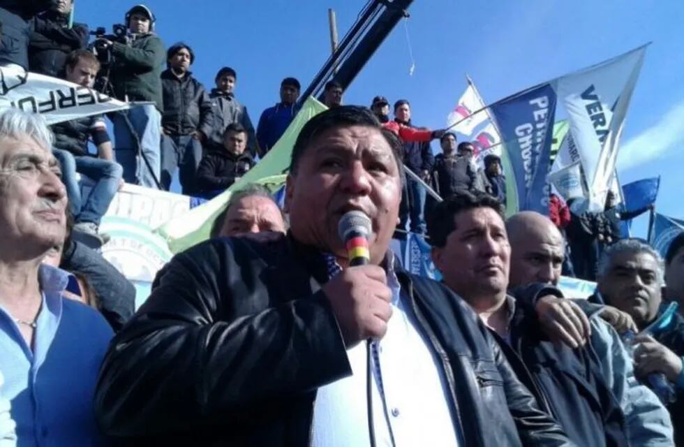 Jorge Avila, secretario general del Sindicato Petrolero Chubut