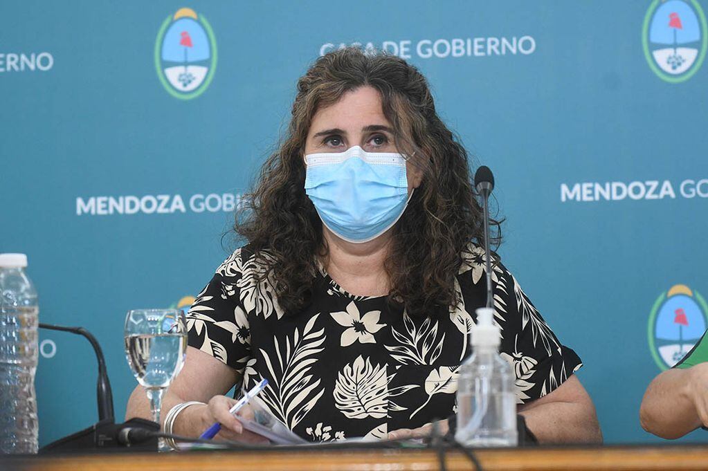 Ana María Nadal Ministra de Salud, Desarrollo Social y Deportes.

Foto:José Gutierrez / Los Andes 
