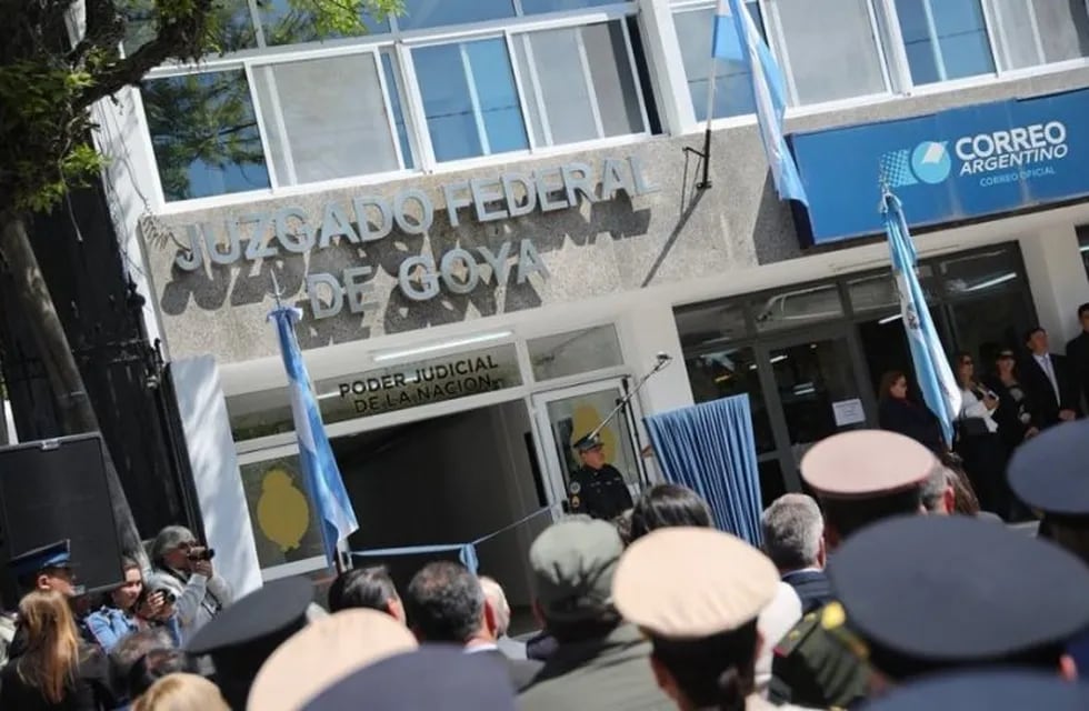 Se inauguró el Juzgado Federal de Goya. (Foto: @gustavovaldesok)