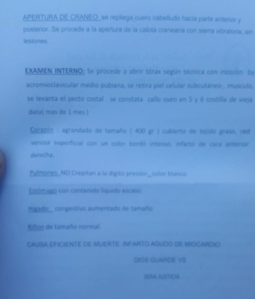 Informe sobre la muerte del hinchas de Independiente Rivadavia Pablo Morcos en San Luis.