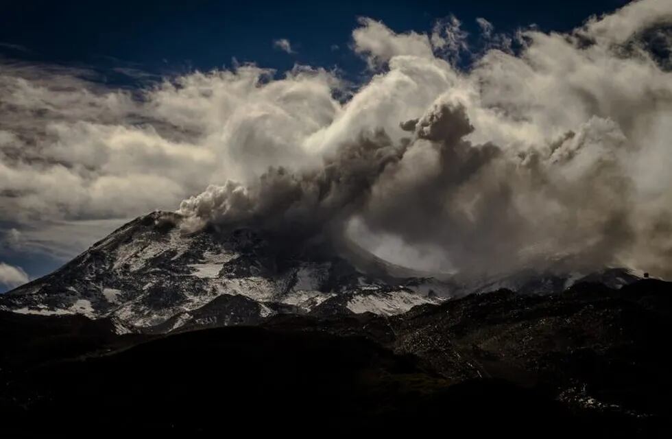 El volcán Chillán.