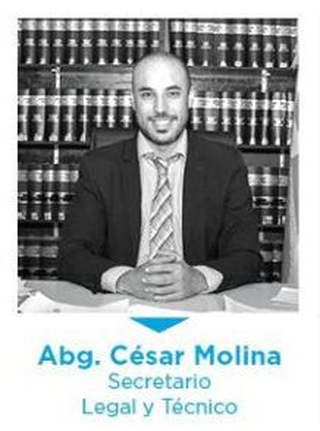 Secretario Legal y Técnico de la Municipalidad de Ushuaia, César Molina