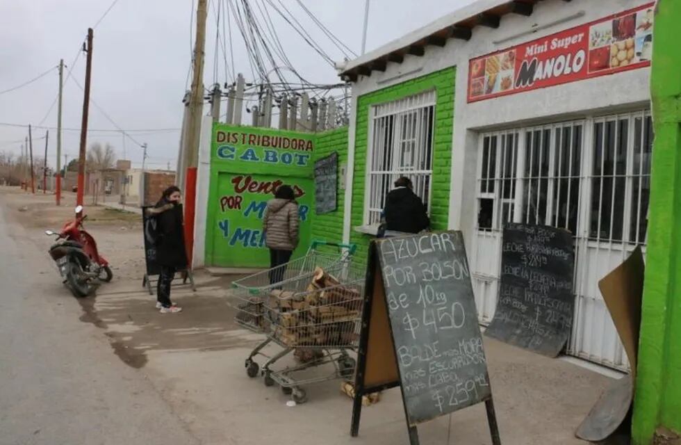 La distribuidora sanjuanina víctima del robo.