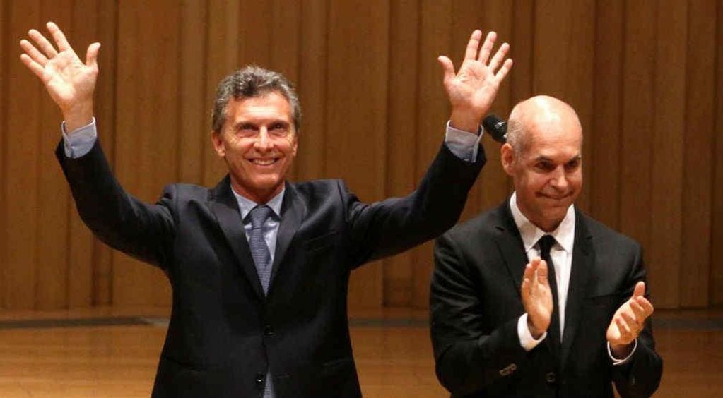 Mauricio Macri y Horacio Rodríguez Larreta, los referentes de la oposición.