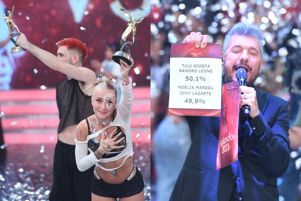 Tuli Acosta y Sandro Leone se coronaron como ganadores del Bailando 2023-2024 (Fotos: Gentileza América)