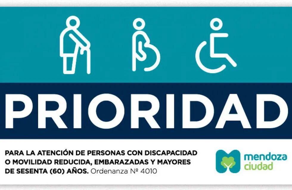 Este es el cartel que deberán exhibir todos los establecimientos de la Ciudad de Mendoza que atiendan a público en general. Gentileza MCM