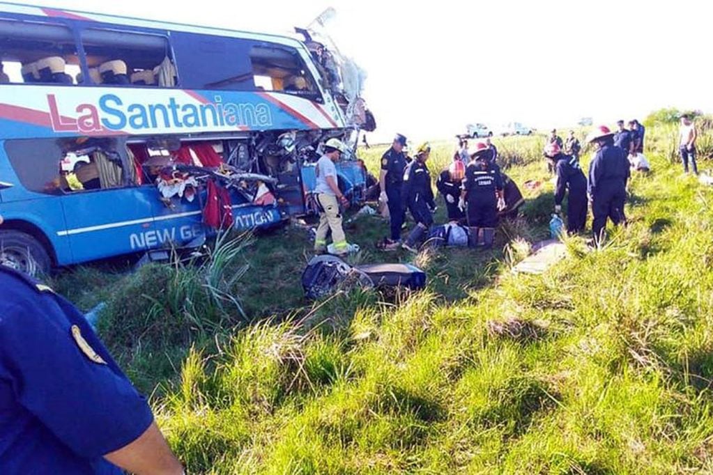 Accidente Ruta 14
Crédito: Bomberos Ceibas