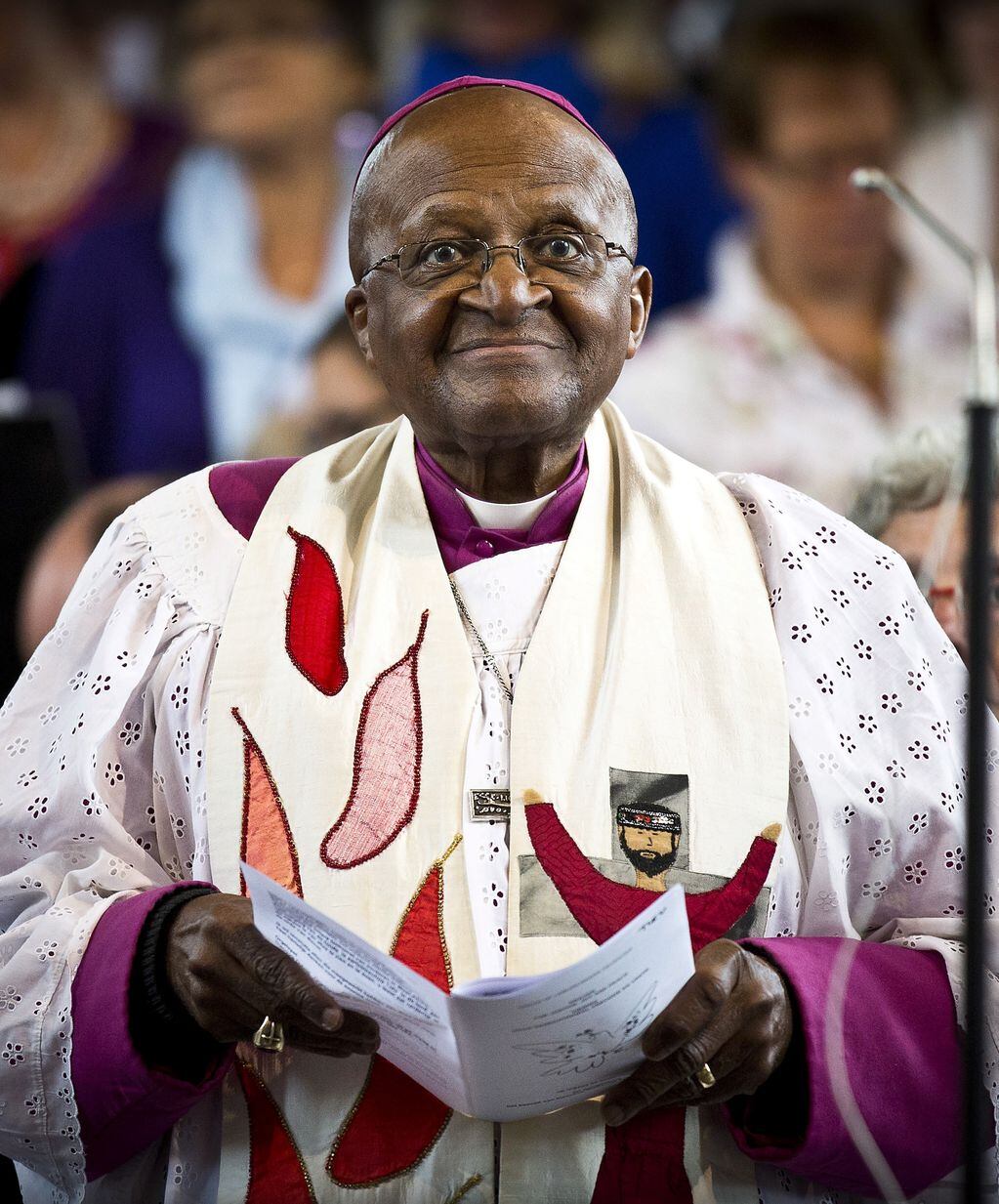 Desmond Tutu se manifestó contra la corrupción.
