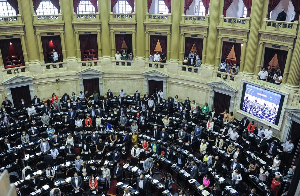 Tras varias horas de debate, la oposición terminó rechazando el proyecto del Presupuesto 2022 presentado por el oficialismo. Foto Federico López Claro/Corresponsalía.