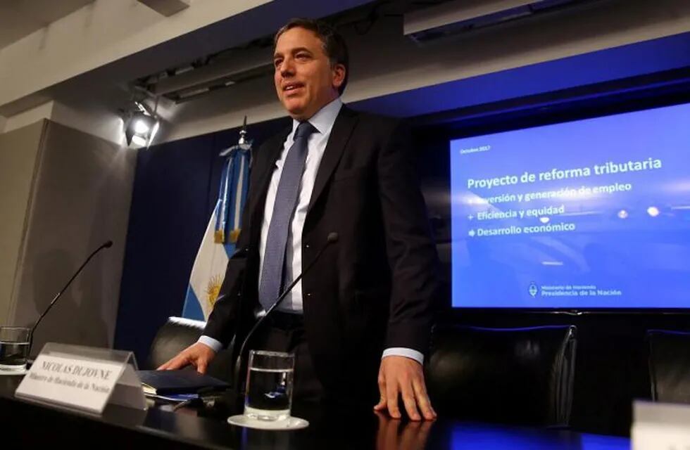 Nicolás Dujovne presenta la reforma tributaria