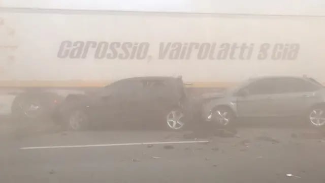 Accidentes por fuertes vientos en Córdoba