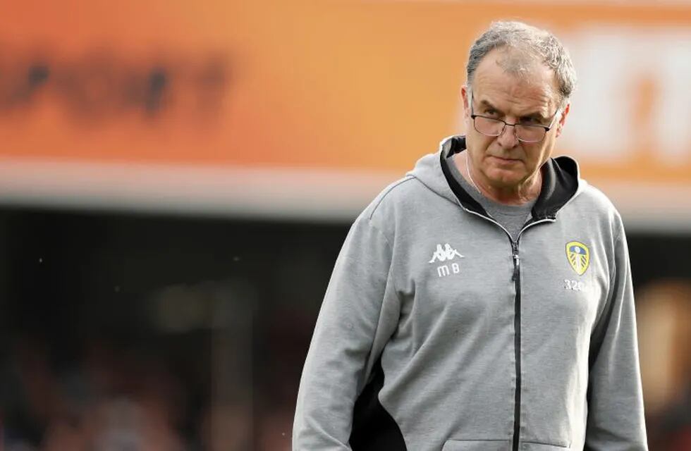 Soccer Football - Championship - Brentford v Leeds United - Griffin Park, London, Britain - April 22, 2019  Leeds manager Marcelo Bielsa  Action Images/John Sibley  EDITORIAL USE ONLY. No use with unauthorized audio, video, data, fixture lists, club/league logos or \