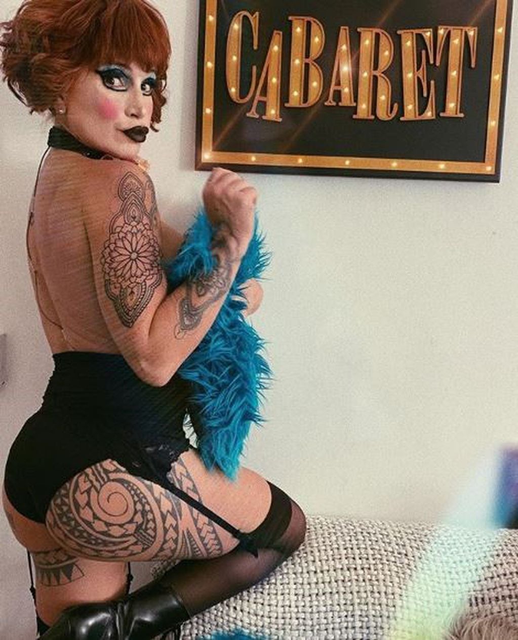 Flor Peña, protagonista de Cabaret. Instagram/flor_de_p